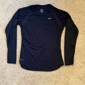Nike Black Long Sleeve Dri-FIT Shirt